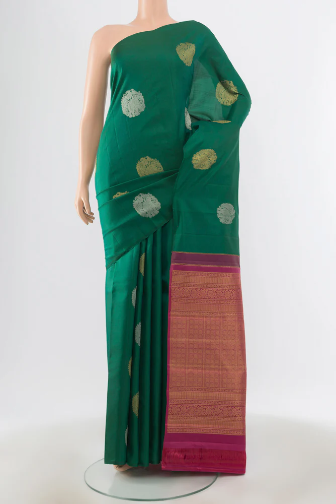 Green Kanchipuram Silk Saree