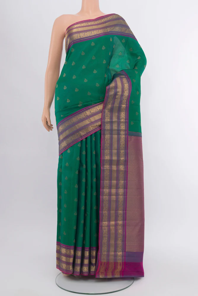 Green Kanchipuram Silk Saree