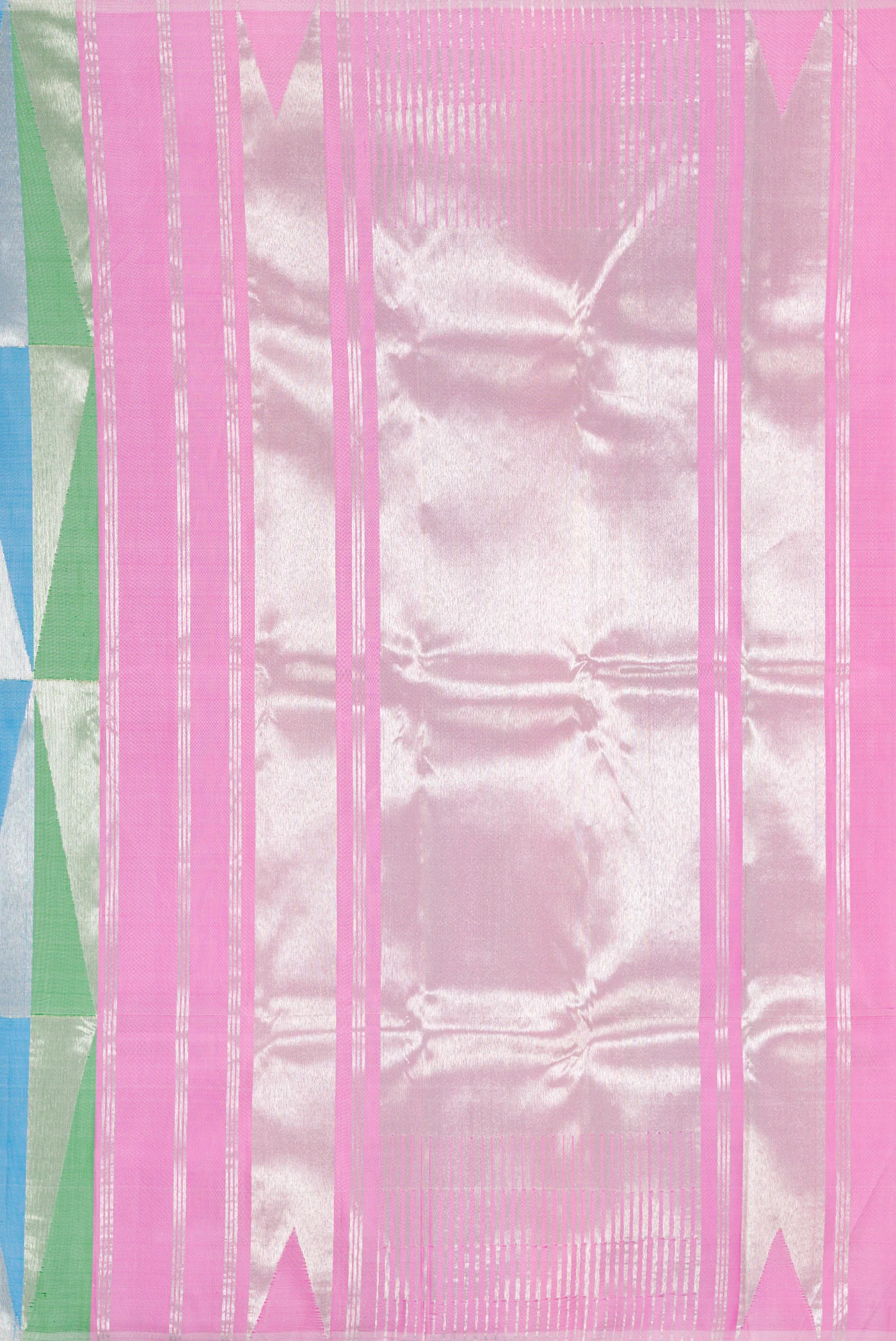 Multi Color Kanjivaram Silk Saree - Image 6