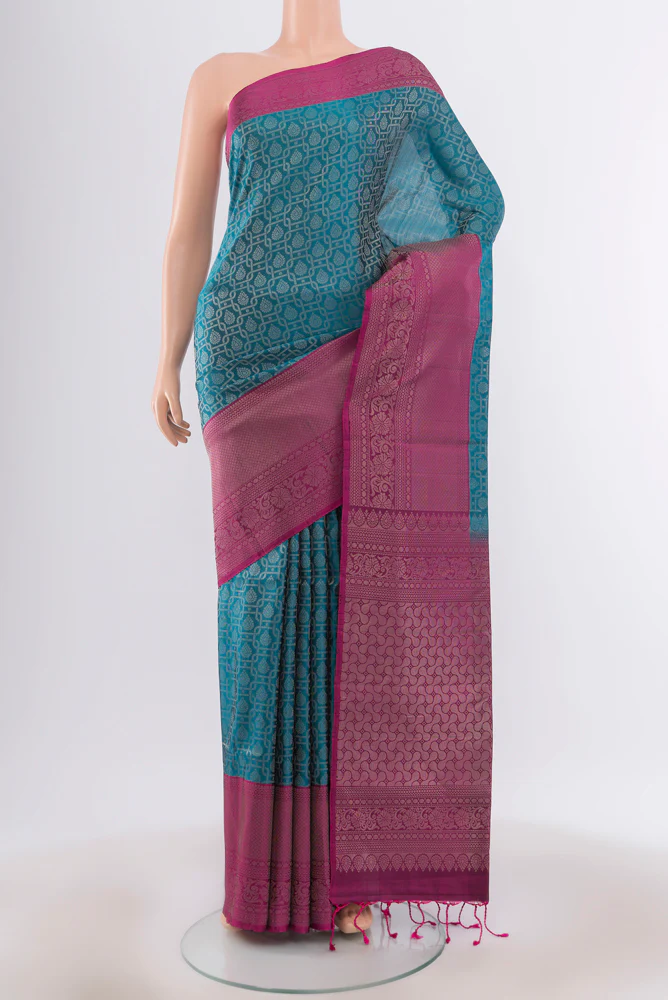 Blue Soft Silk Saree