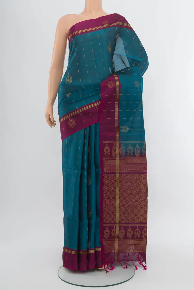 Blue Soft Silk Saree