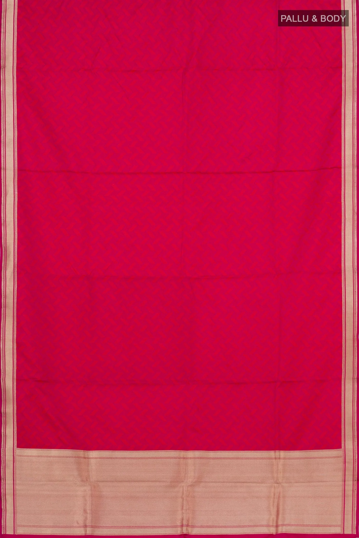 Pink Banarasi Silk Saree - Image 5