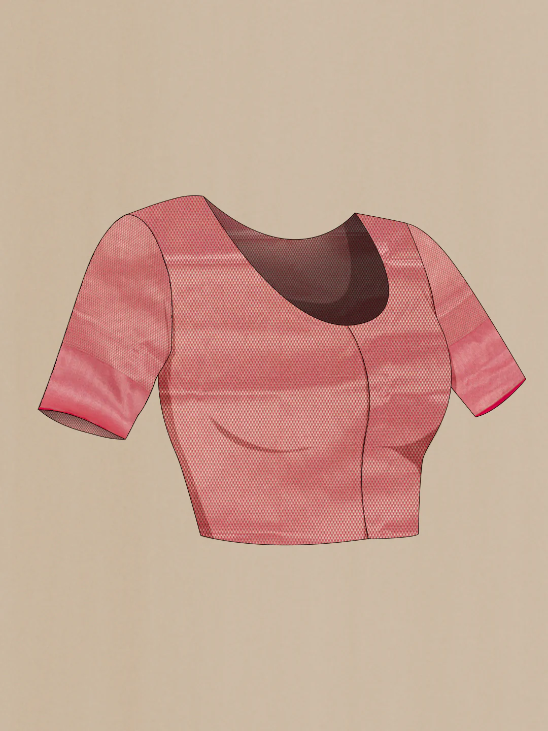Rani Pink Banarasi Silk Saree - Image 2