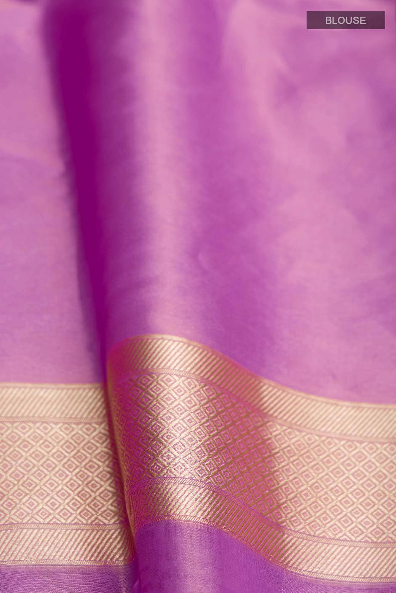 Antara-Pink Banarasi Silk Saree - Image 8