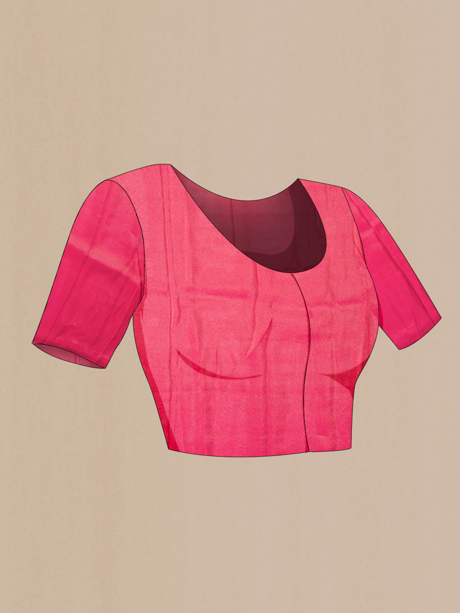 Pink Blended Banarasi Art Silk Saree - Image 2