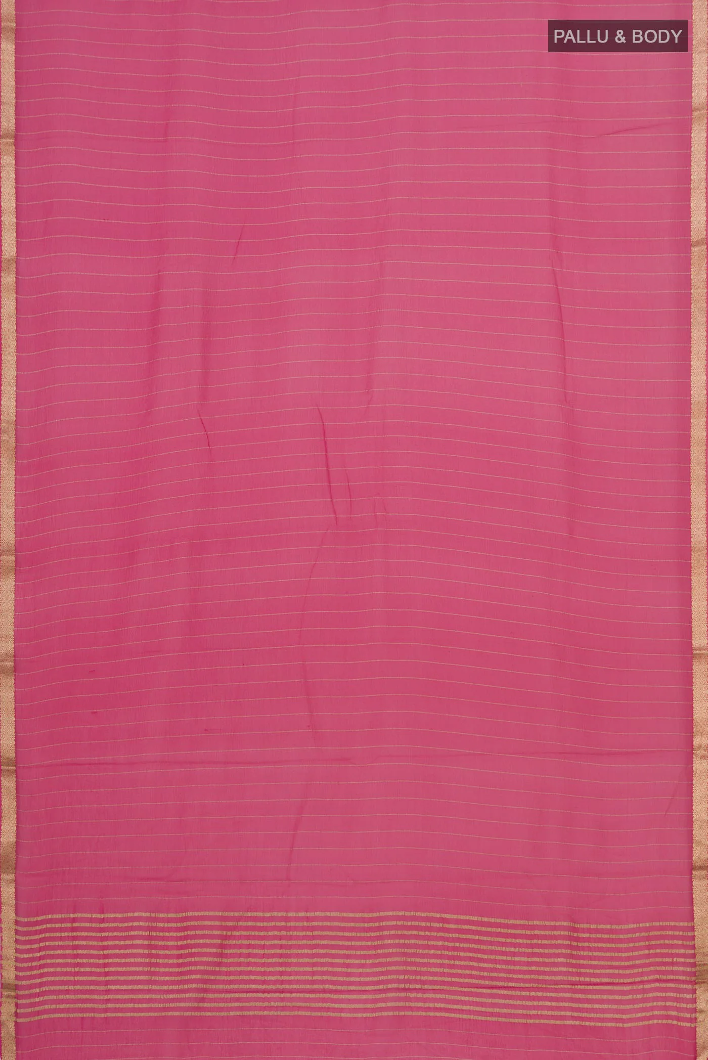 Pink Mysore Chiffon Saree - Image 5