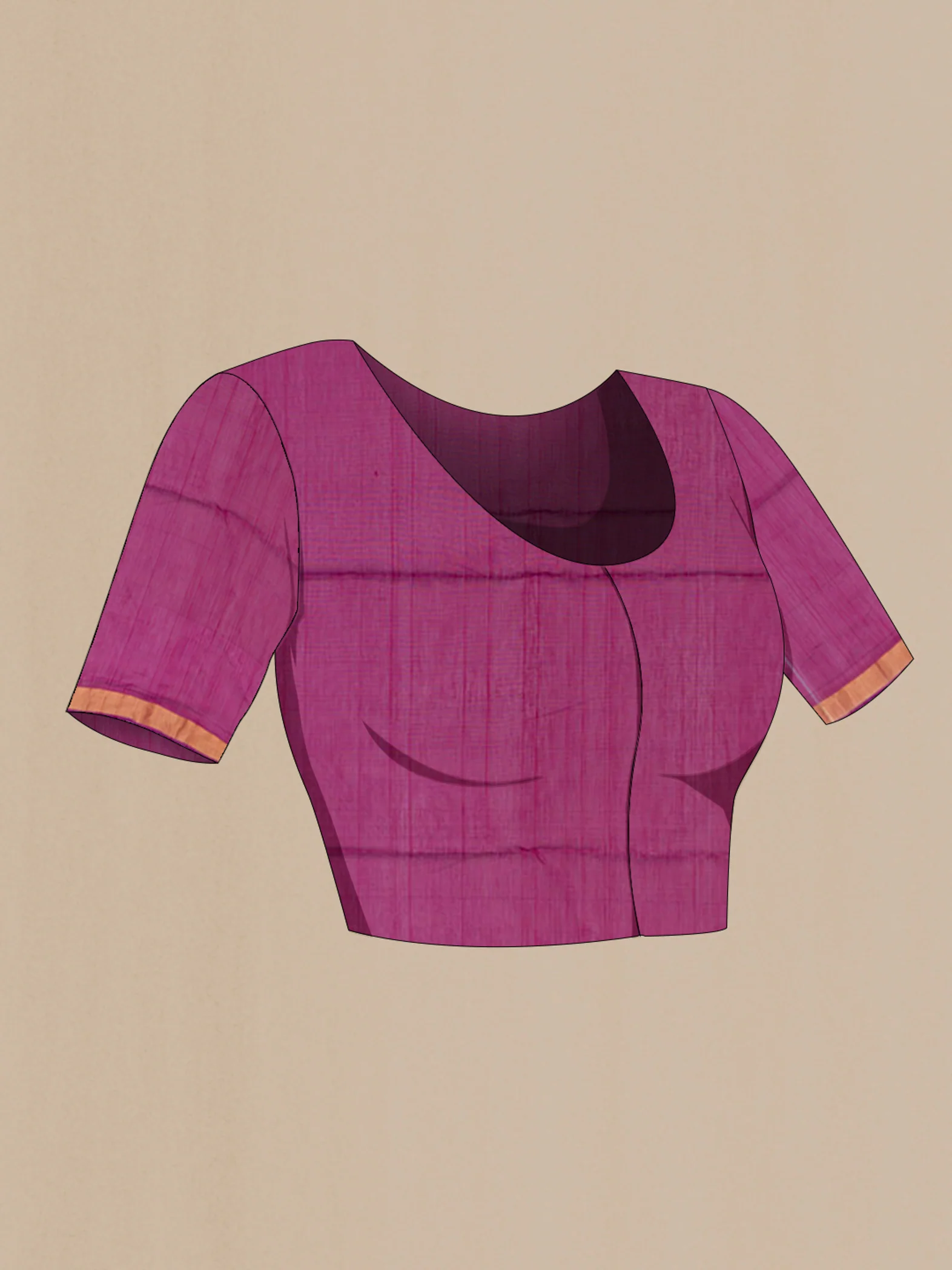 Pink Coimbatore Silk Cotton Saree - Image 4
