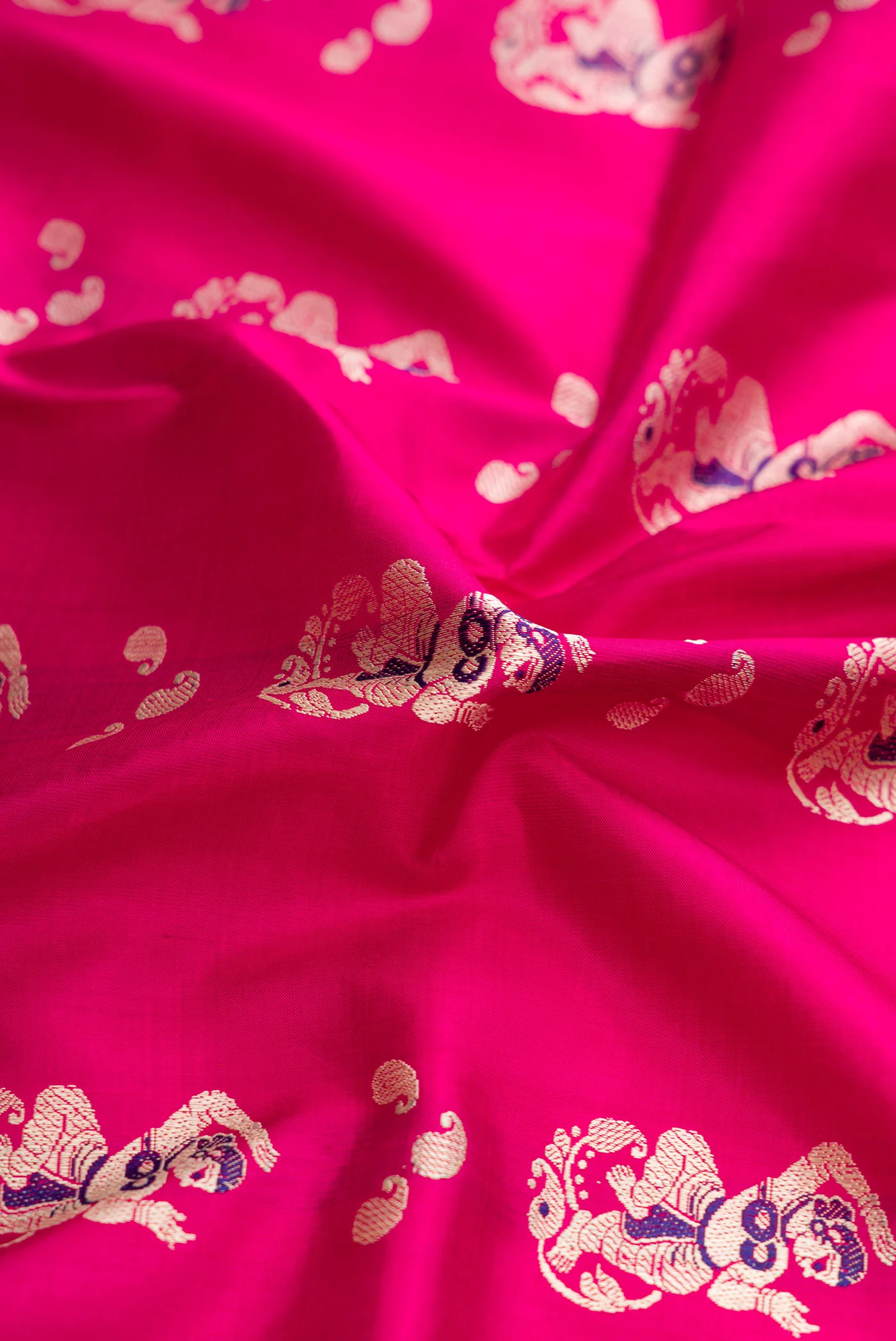 Pink Baluchari Silk Saree - Image 2