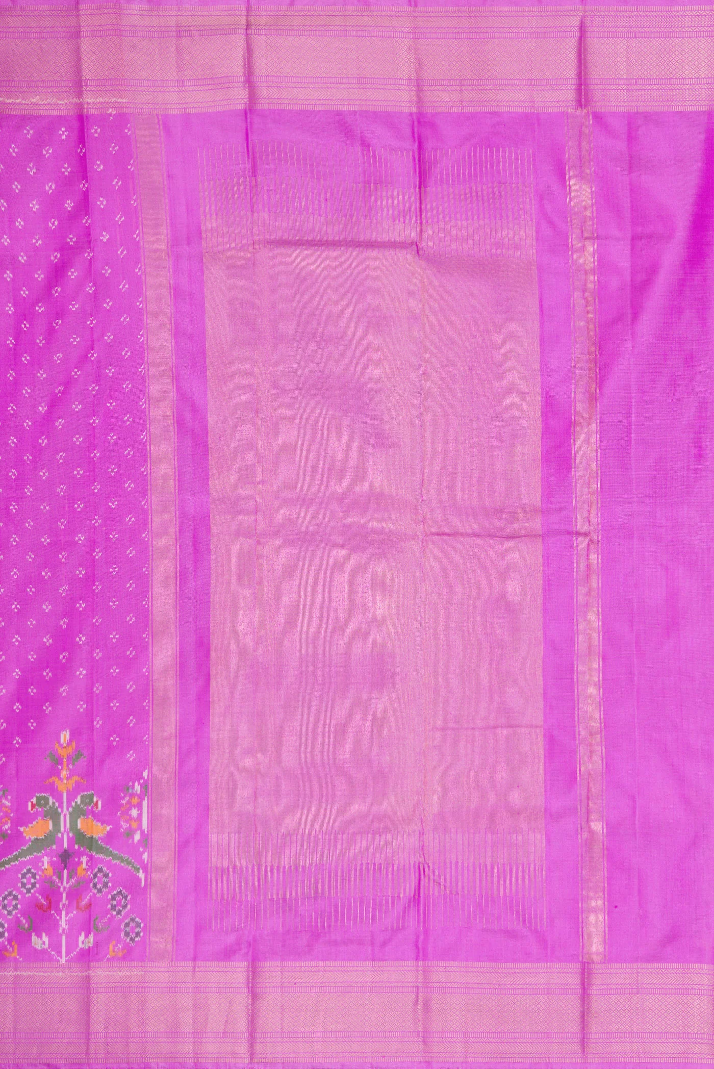 Lavender Double Ikat Saree - Image 7