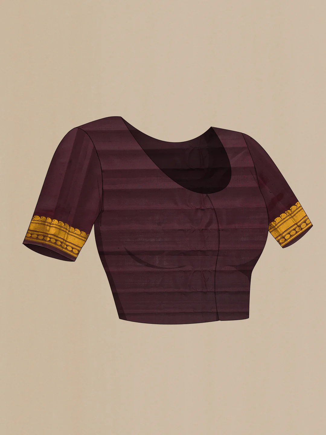 Pink Dual Tone Gadwal Silk Saree - Image 5