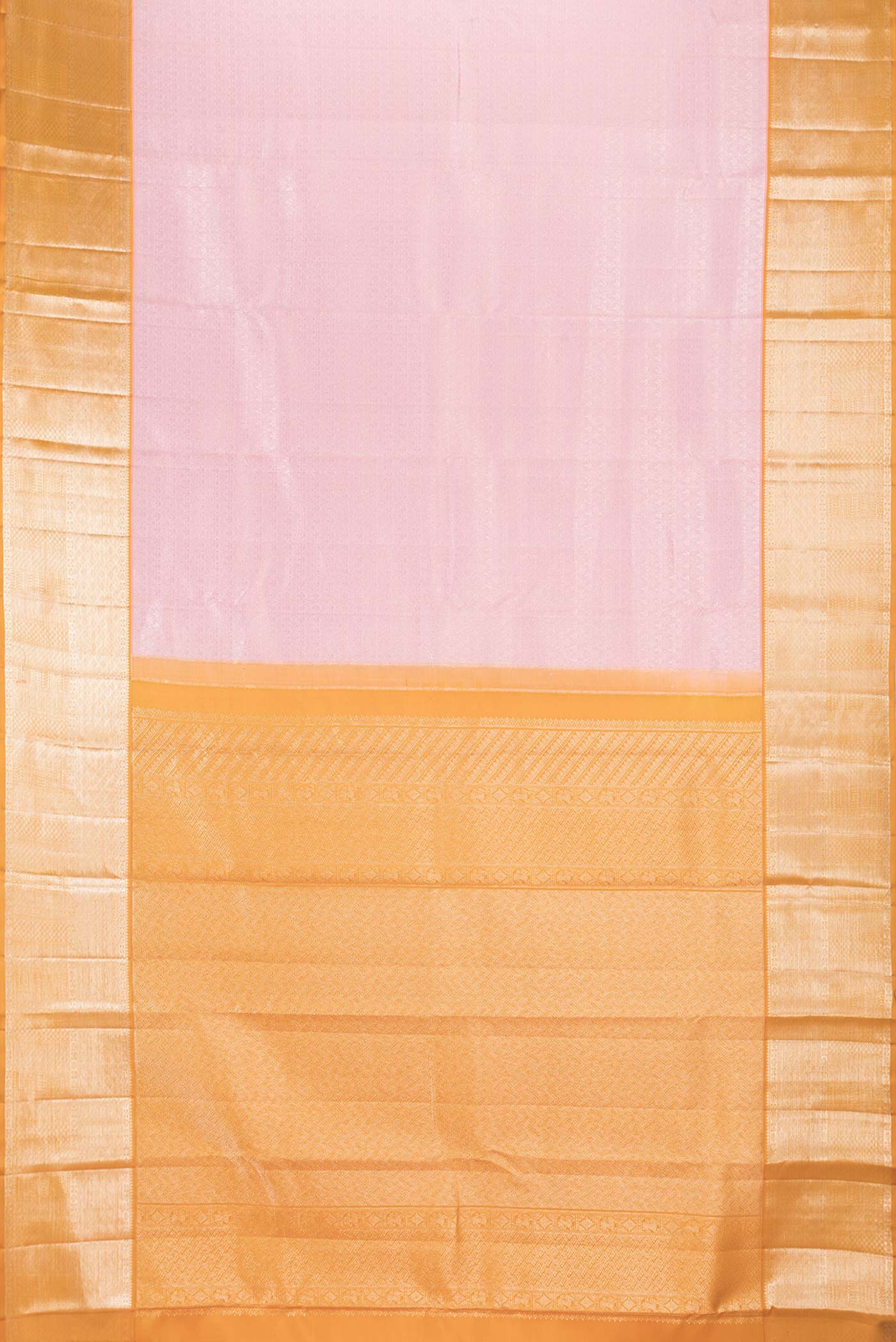 Pink Dual Tone Kanchipuram Saree - Image 6