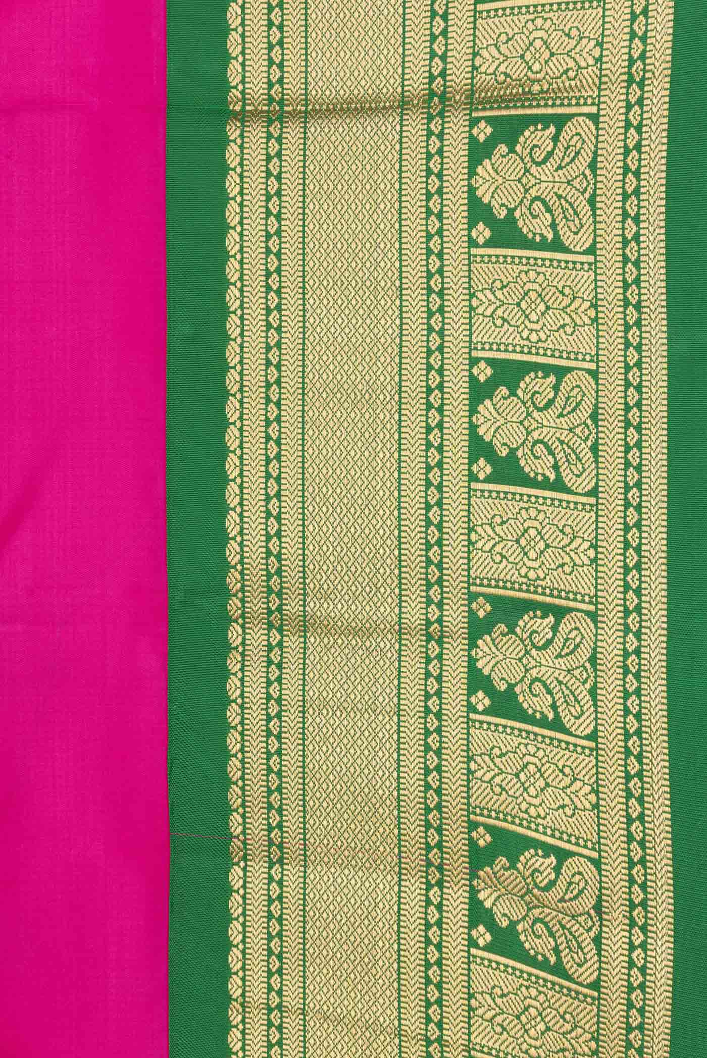 Pink Kanchipuram Silk Saree - Image 3