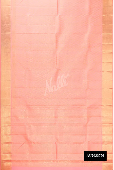 Pink Dual Tone Kanchipuram Silk Saree