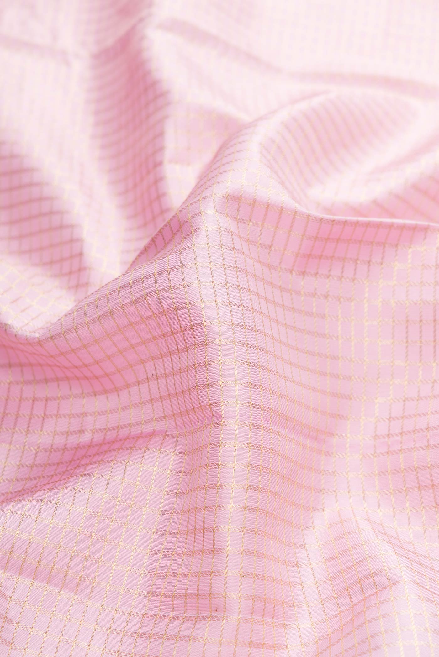 Pink Dual Tone Kanjivaram Silk Saree - Image 2
