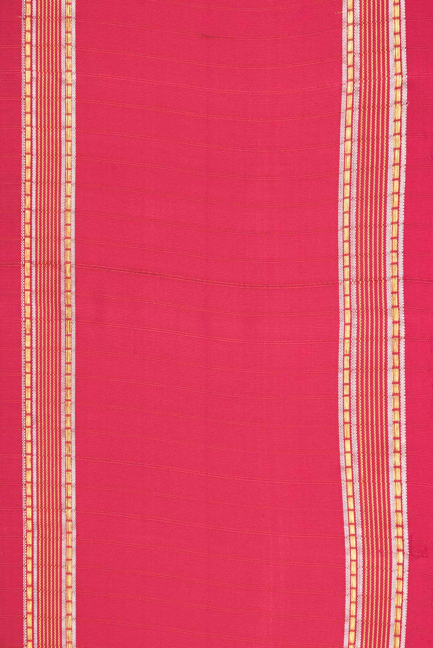 Pink Dual Tone Kanchipuram Silk Saree - Image 3