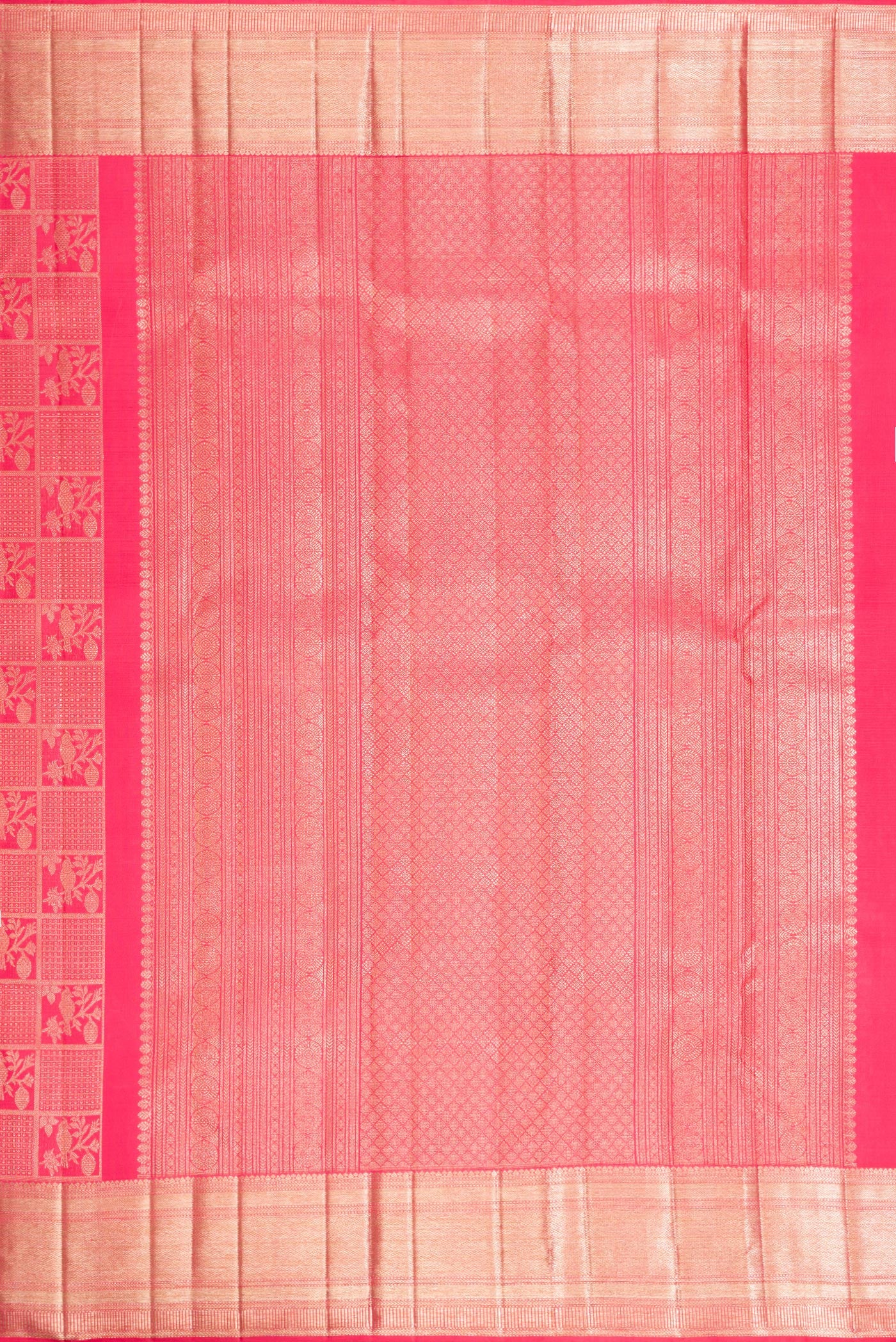 Pink Kanchipuram Silk Saree - Image 7