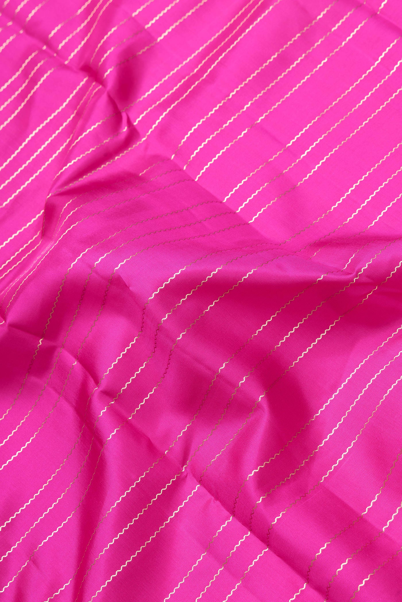 Rani Pink Kanchipuram Silk Saree - Image 2