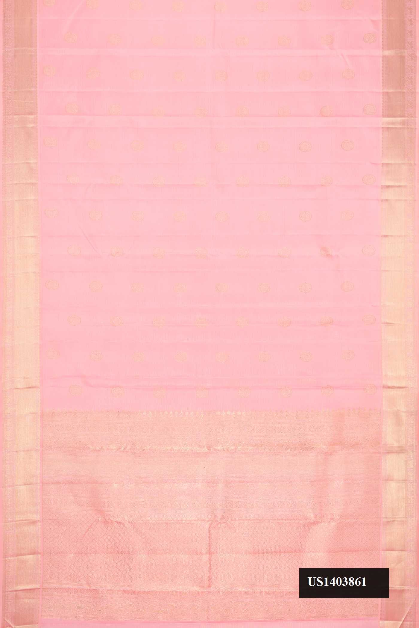 Pink Dual Tone Kanchipuram Silk Saree