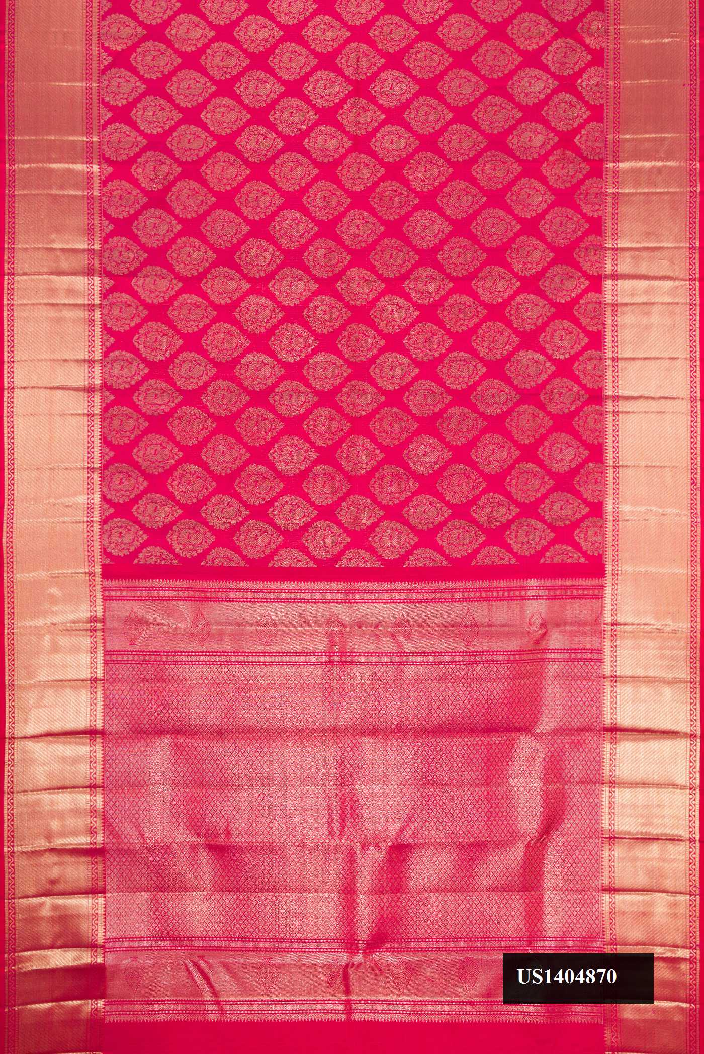 Pink Dual Tone Kanchipuram Silk Saree