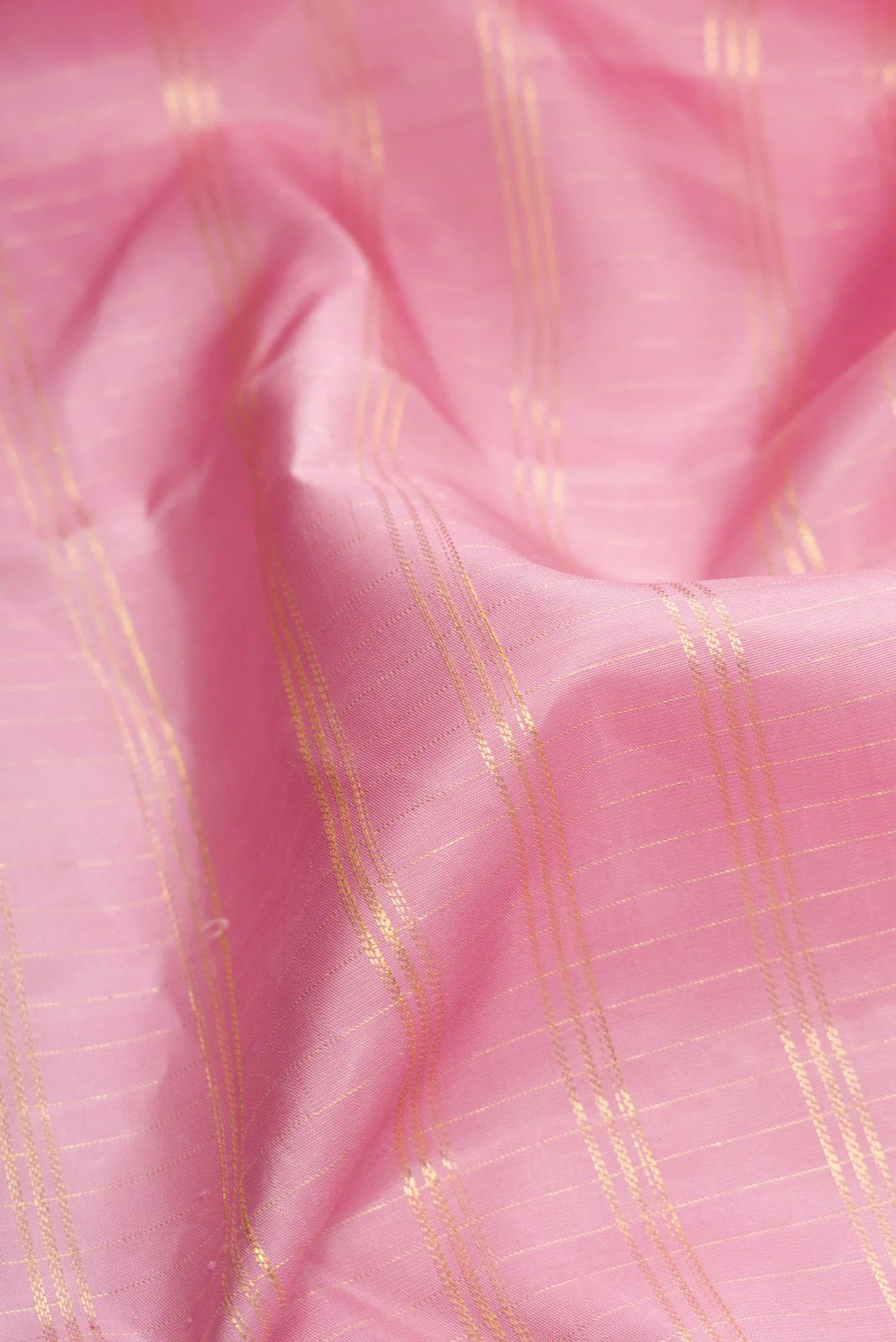 Rose pink Kanchipuram Silk Saree - Image 2