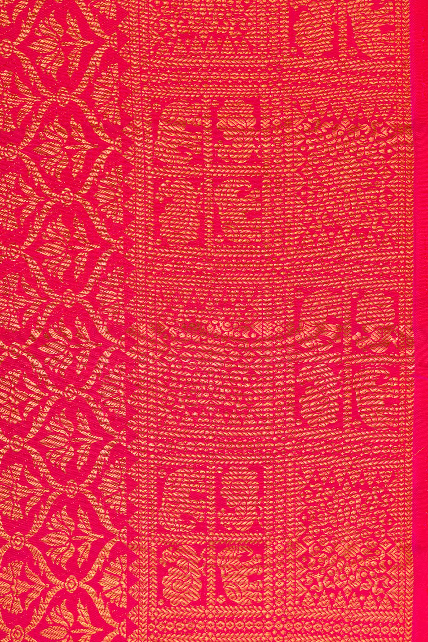 Pink Kanchipuram Silk Saree - Image 3