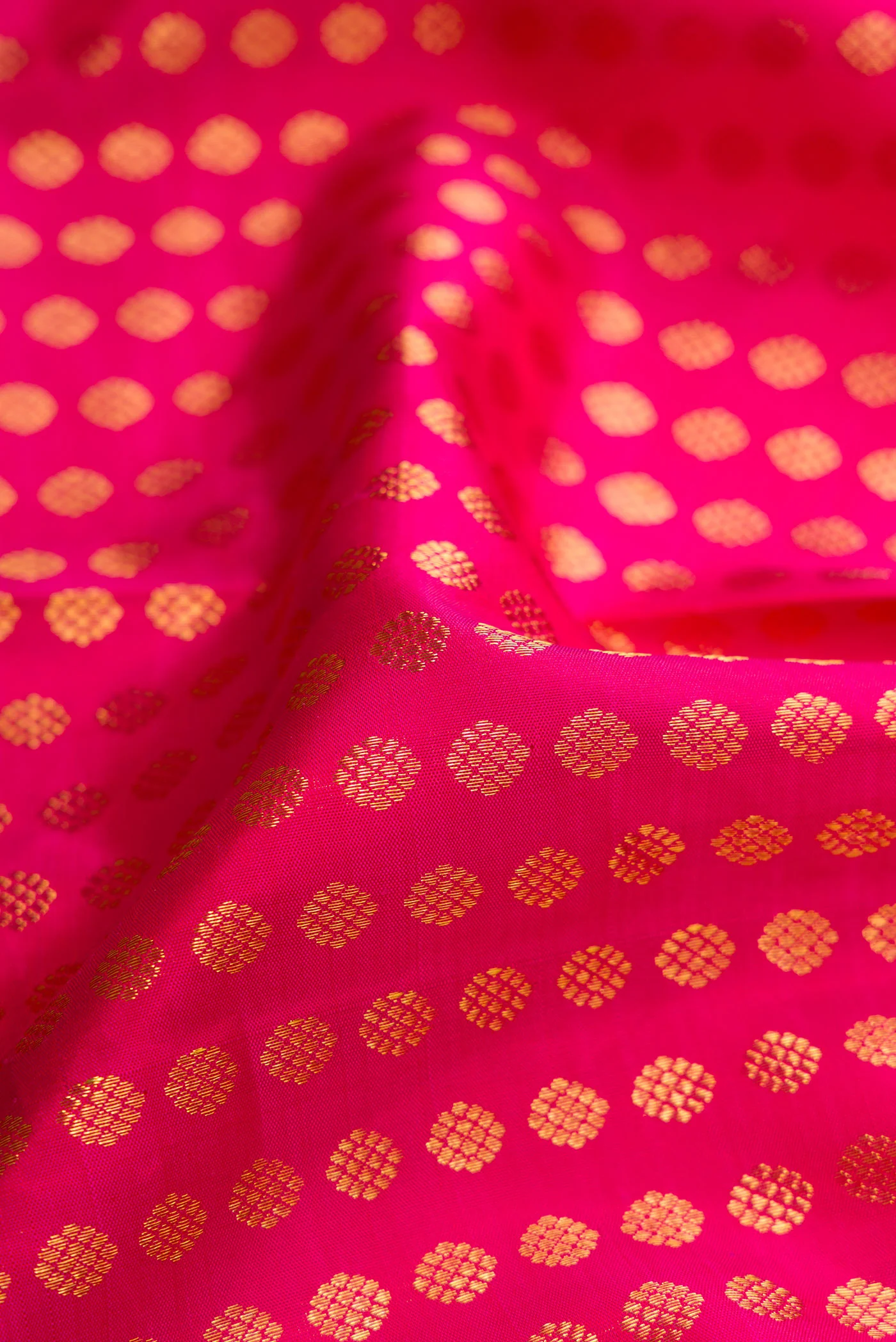 Pink Kanchipuram Silk Saree - Image 2