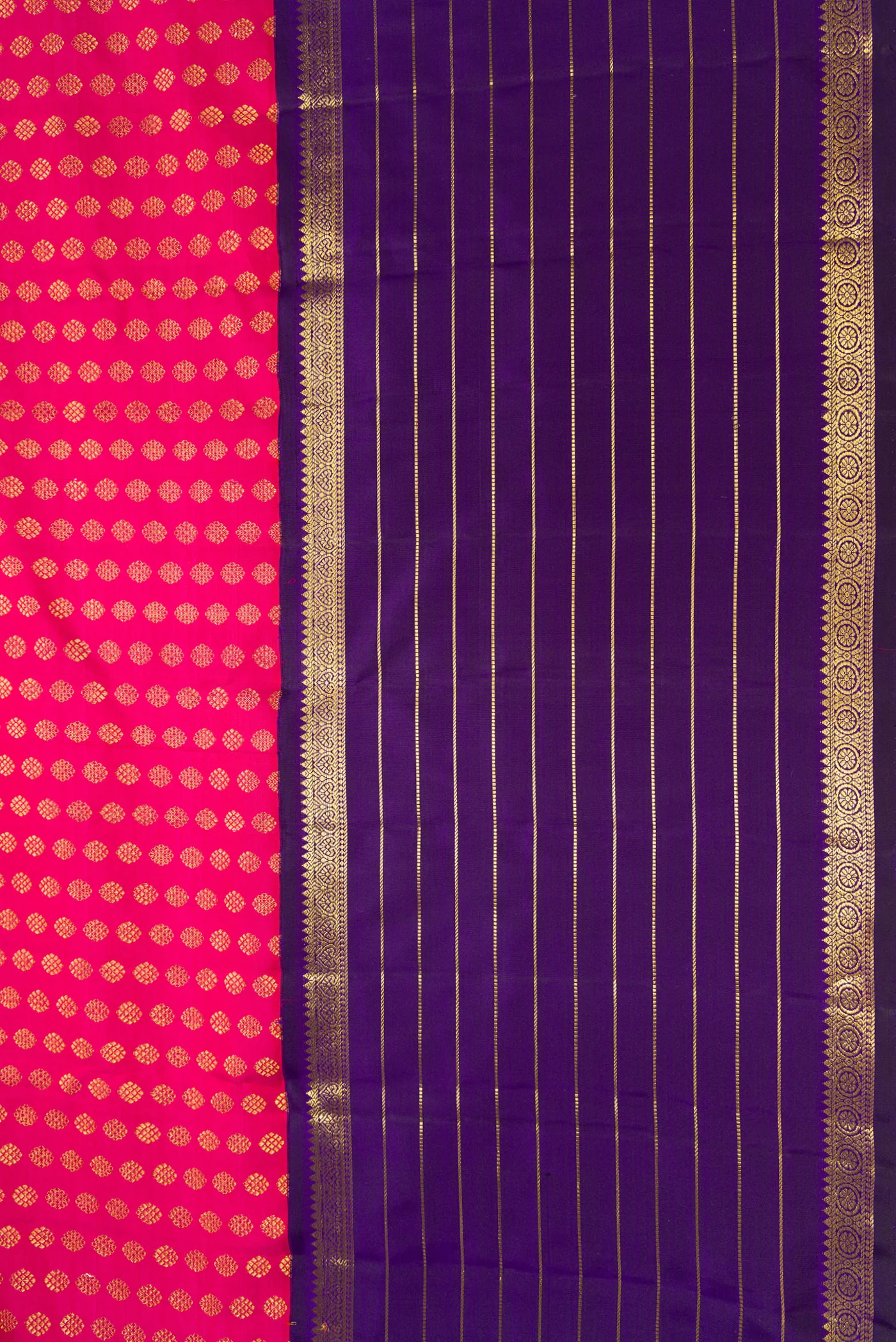 Pink Kanchipuram Silk Saree - Image 3