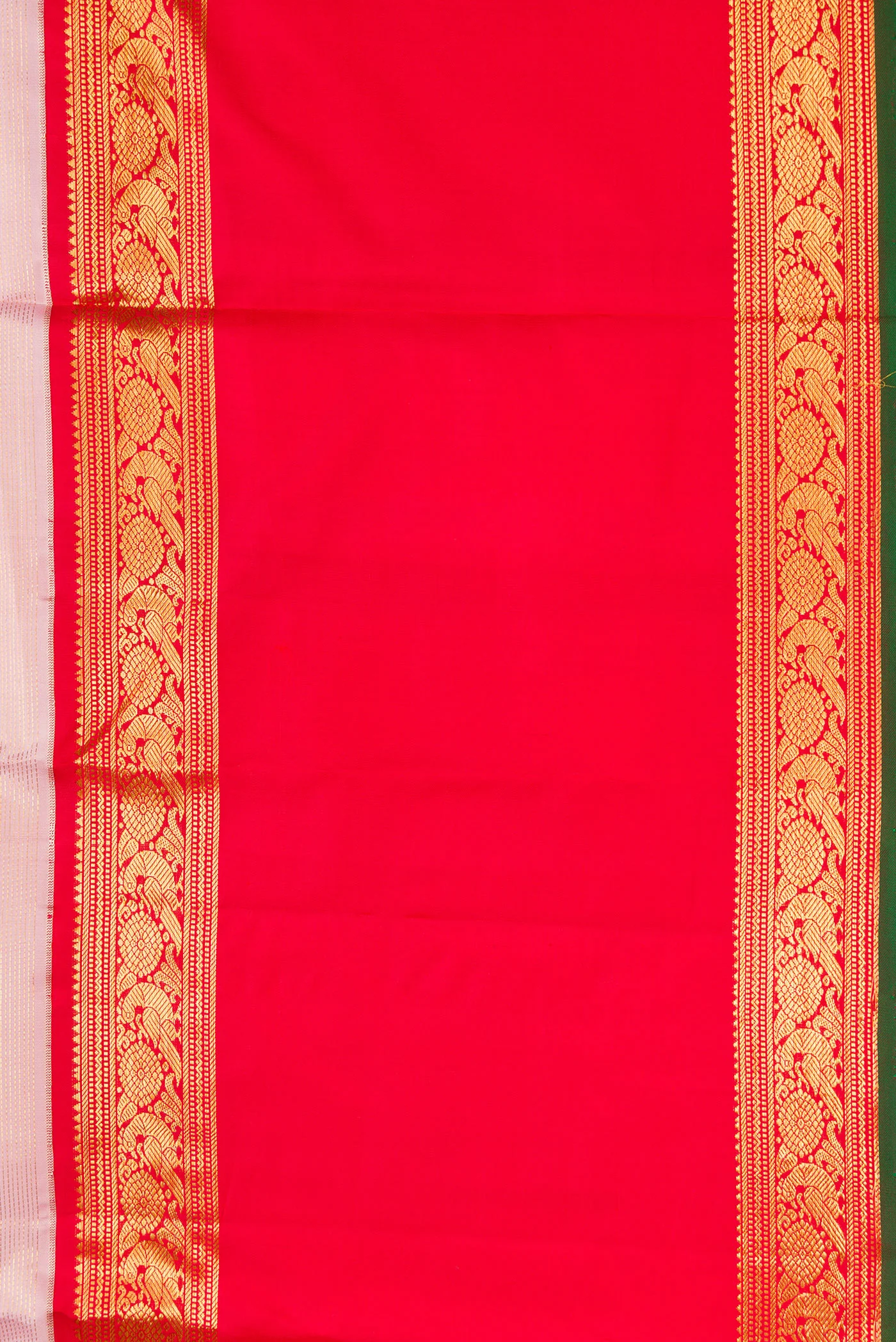 Rose pink Kanchipuram Silk Saree - Image 3