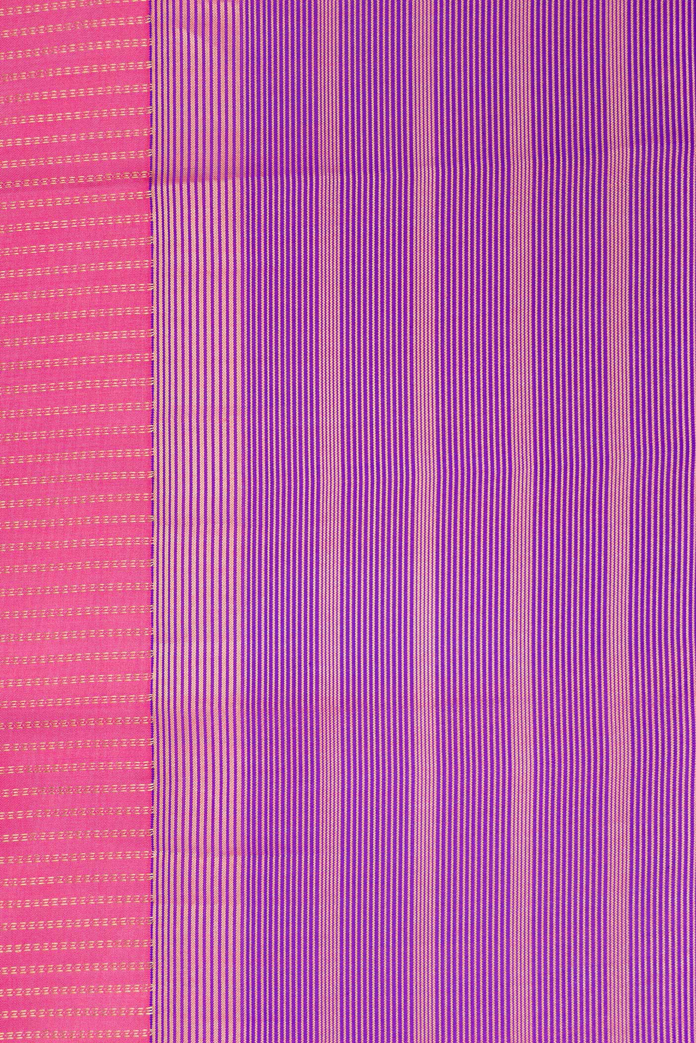 Pink Kanchipuram Silk Saree - Image 3