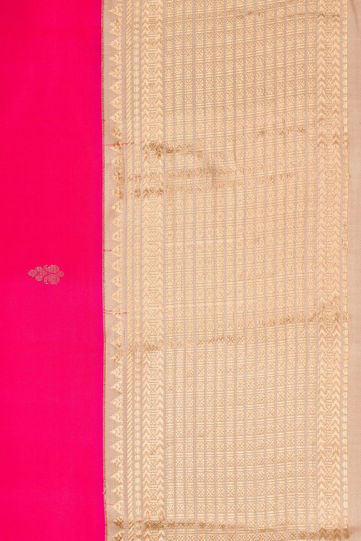 Pink Kanchipuram Silk Saree - Image 3