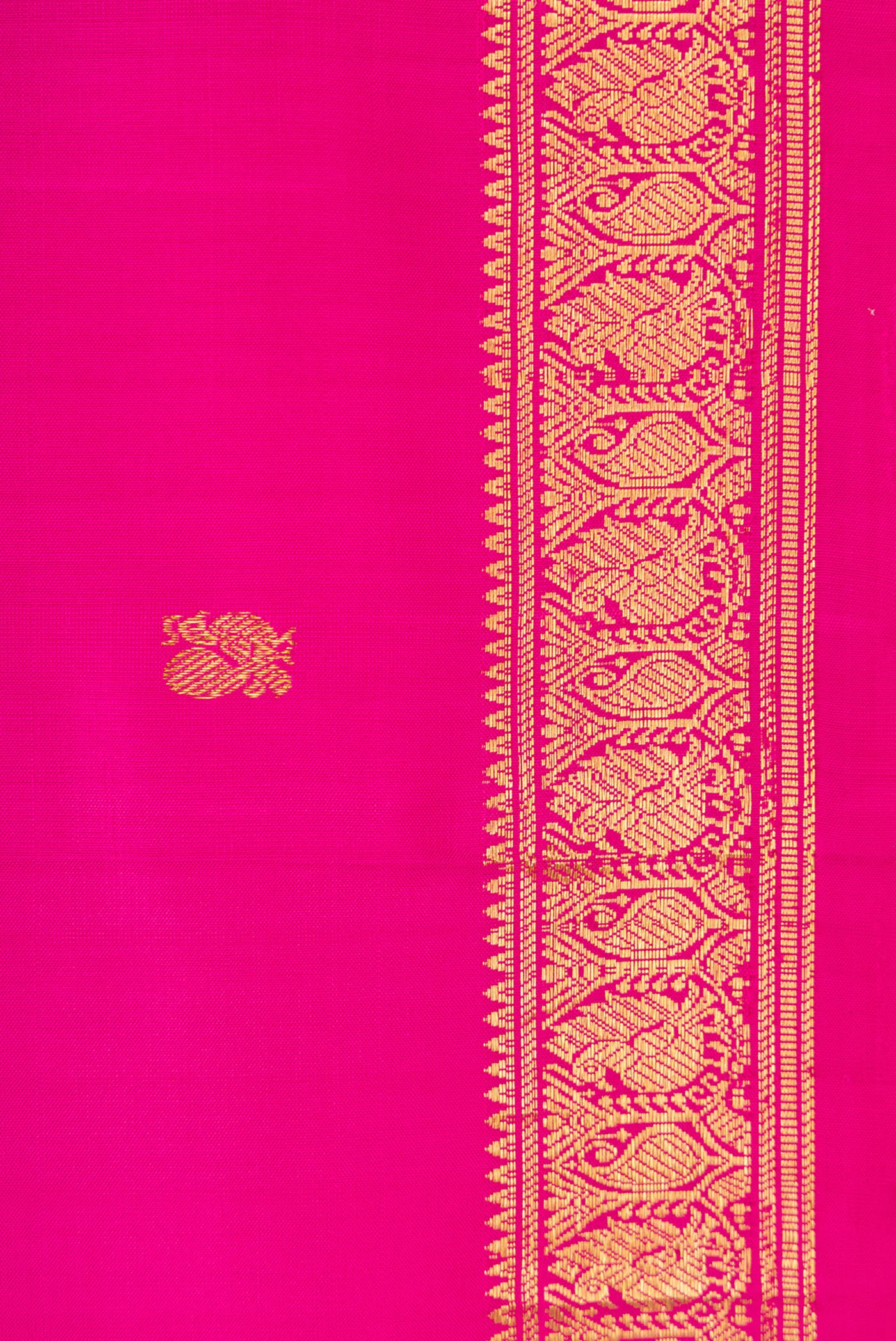 Pink Kanchipuram Silk Saree - Image 3