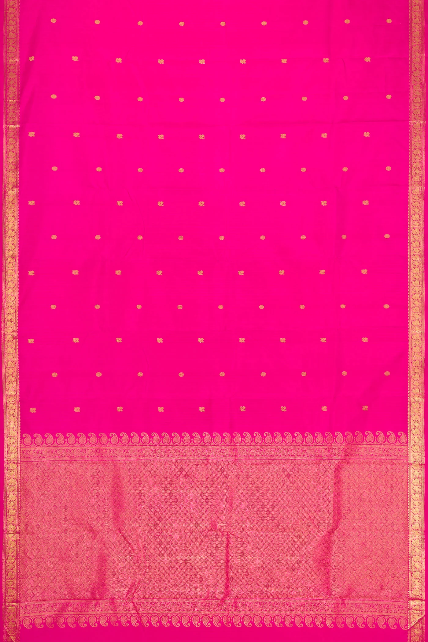 Pink Kanchipuram Silk Saree - Image 6