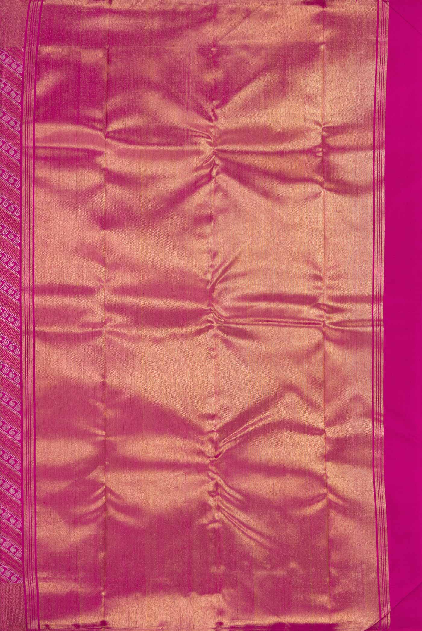 Pink Dual Tone Kanchipuram Silk Saree - Image 7