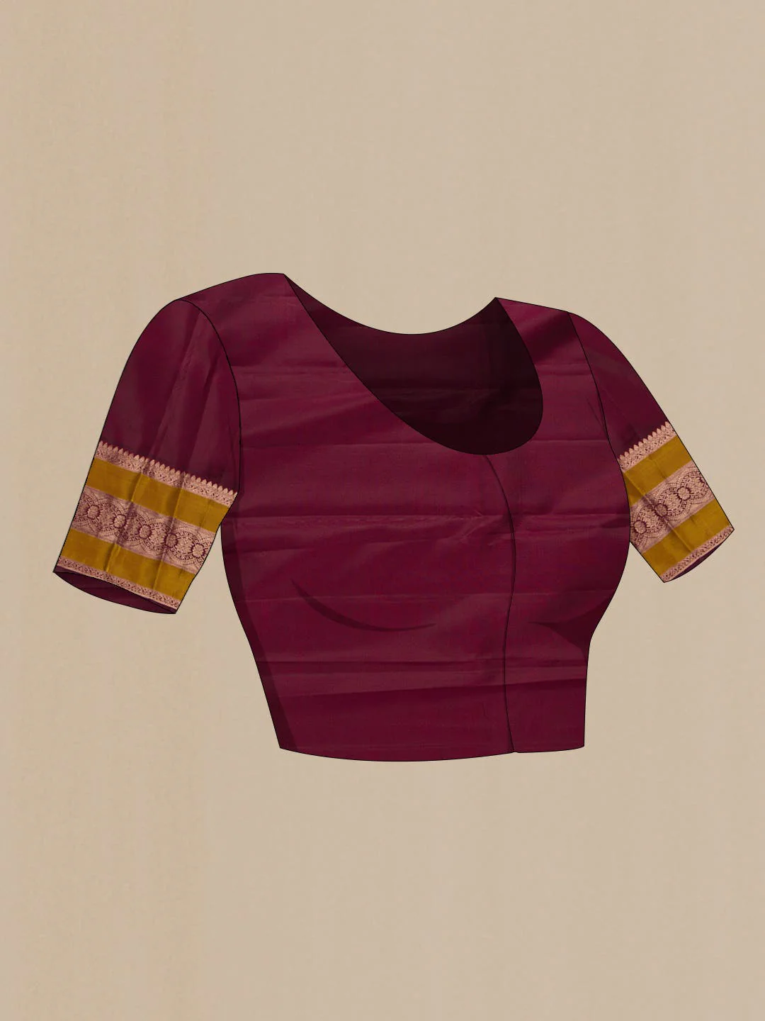 Pink Dual Tone Kanchipuram Silk Saree - Image 12