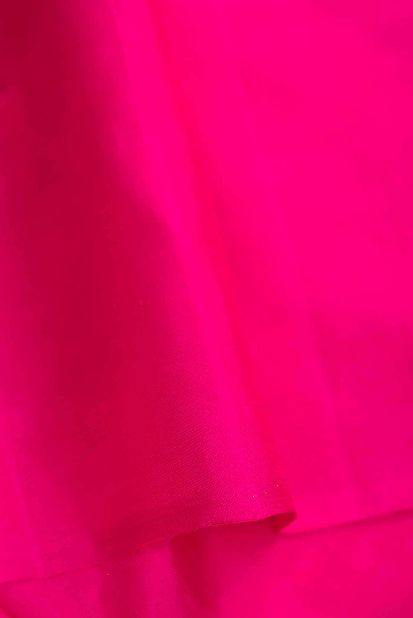 Pure Silk Pure Zari Pink Dual Tone Kanjivaram Saree - Image 6
