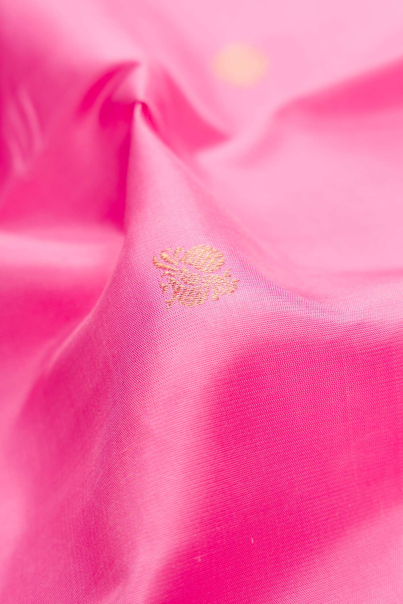 Rose pink Kanjivaram Silk Saree - Image 2