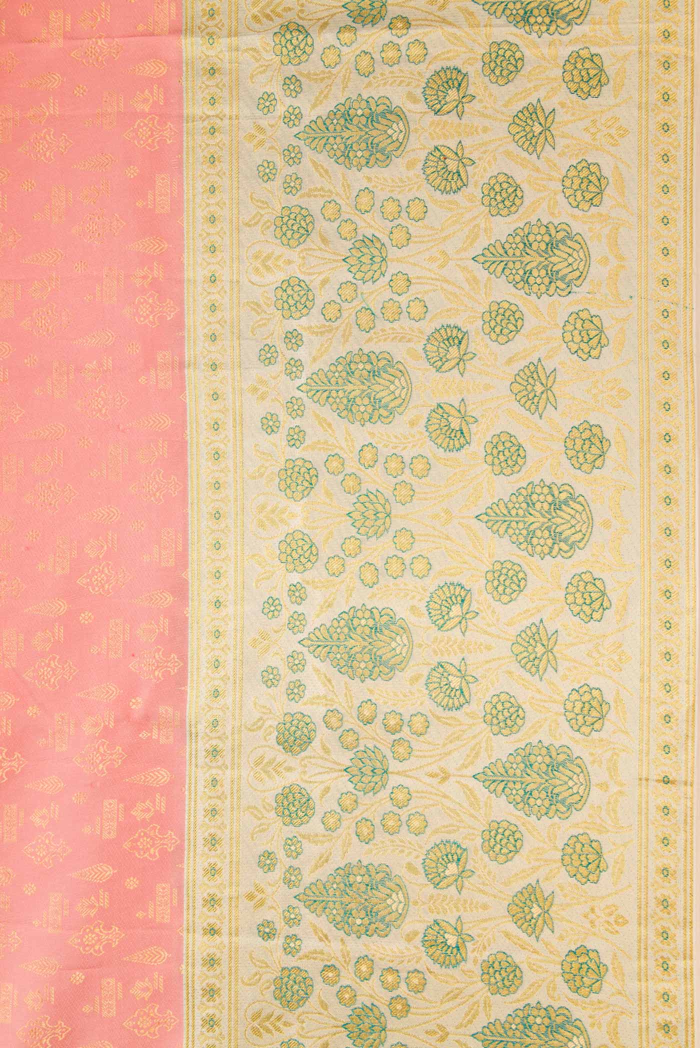 Peach Kanjivaram Silk Saree - Image 3