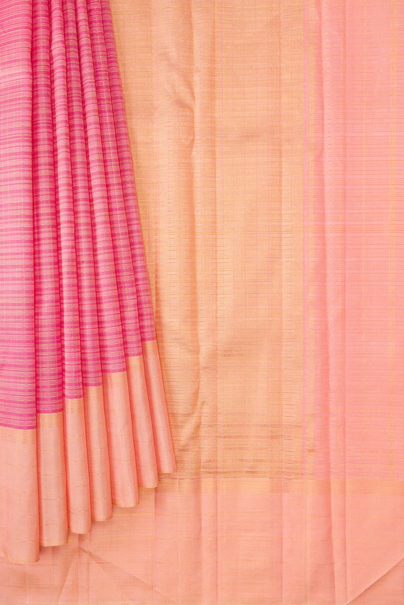 Pink Kanjivaram Silk Saree - Image 4