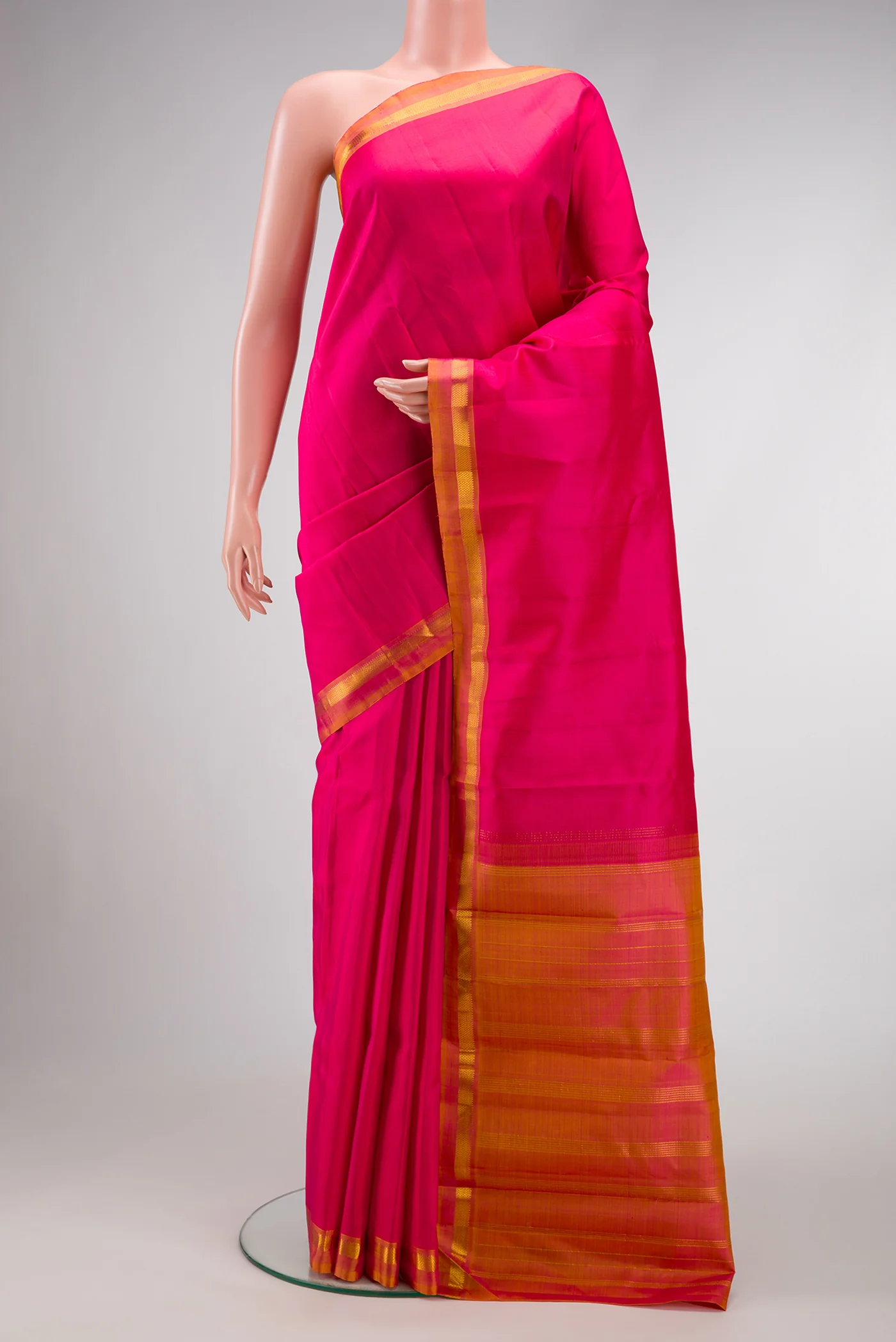 Pink Kanjivaram Silk Saree