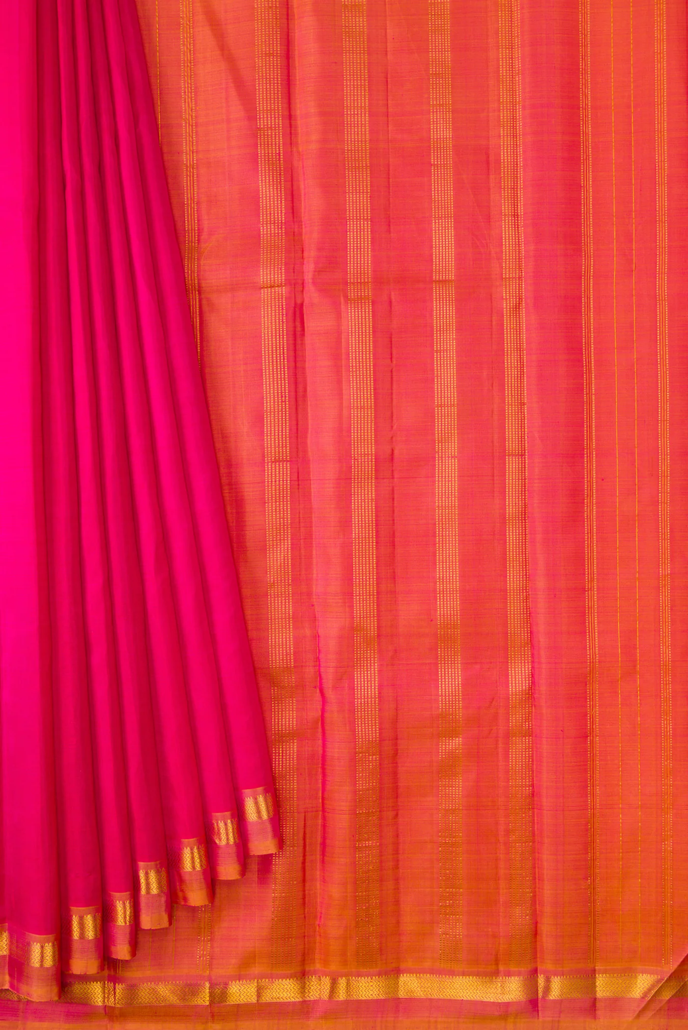 Pink Kanjivaram Silk Saree - Image 4