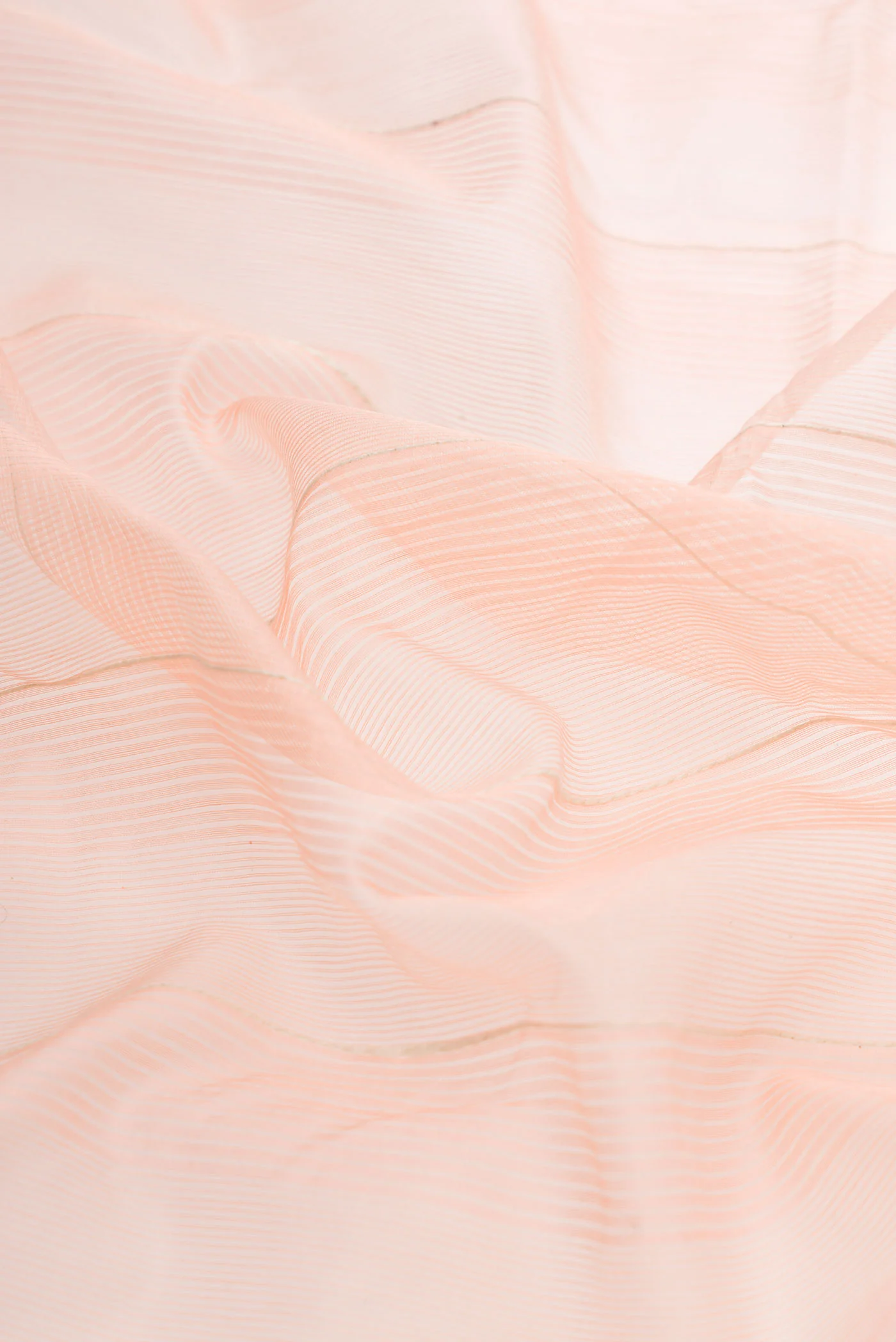 Pink Dual Tone Maheshwari Silk Saree - Image 2