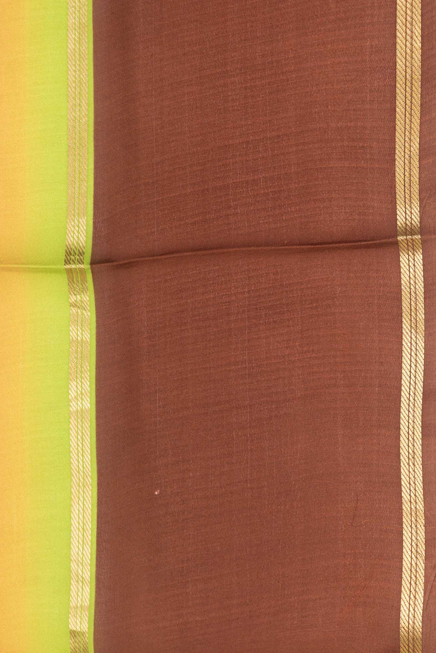 Pink Dual Tone Mysore Crepe Saree - Image 3