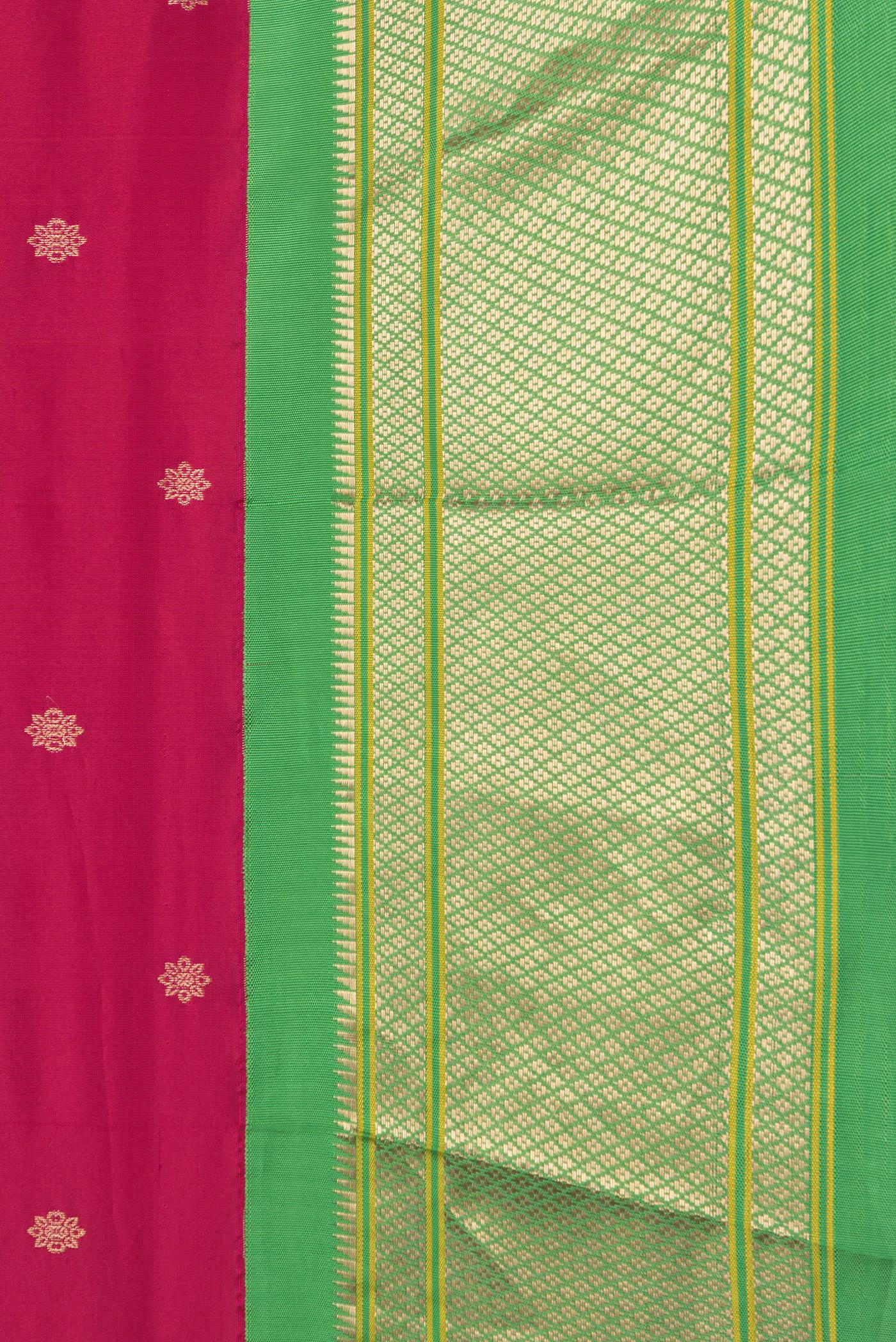Pink Paithani Silk Saree - Image 3