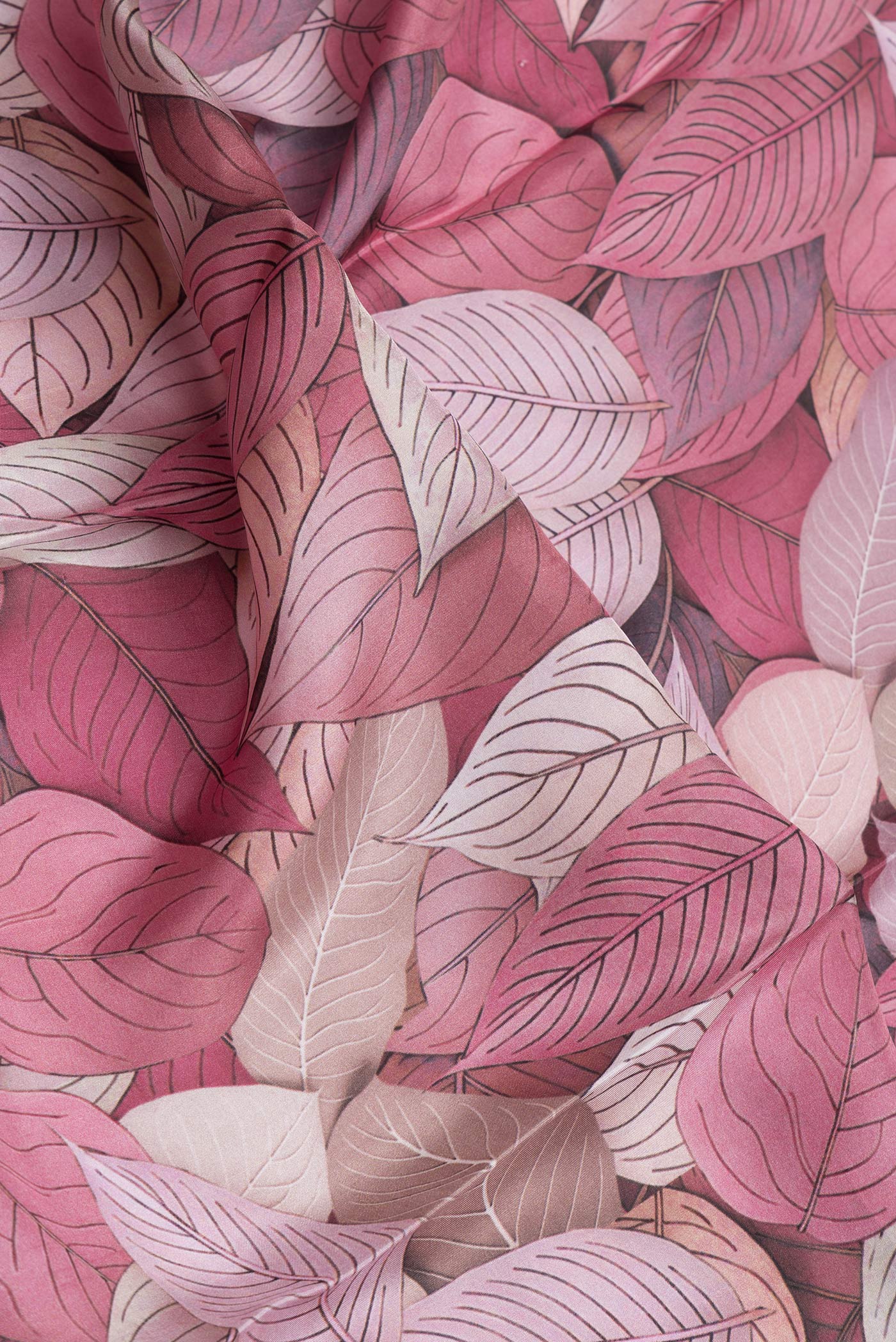 Mauve Mysore Crepe Saree - Image 2