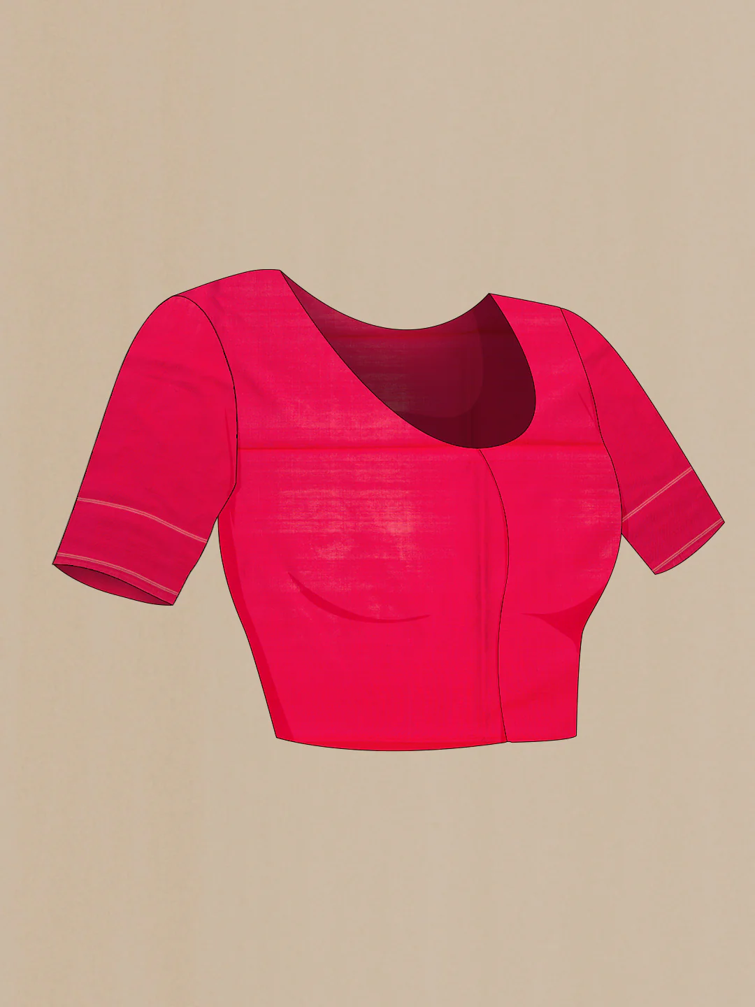 Pink Dual Tone Rajkot Patola Silk Saree - Image 5