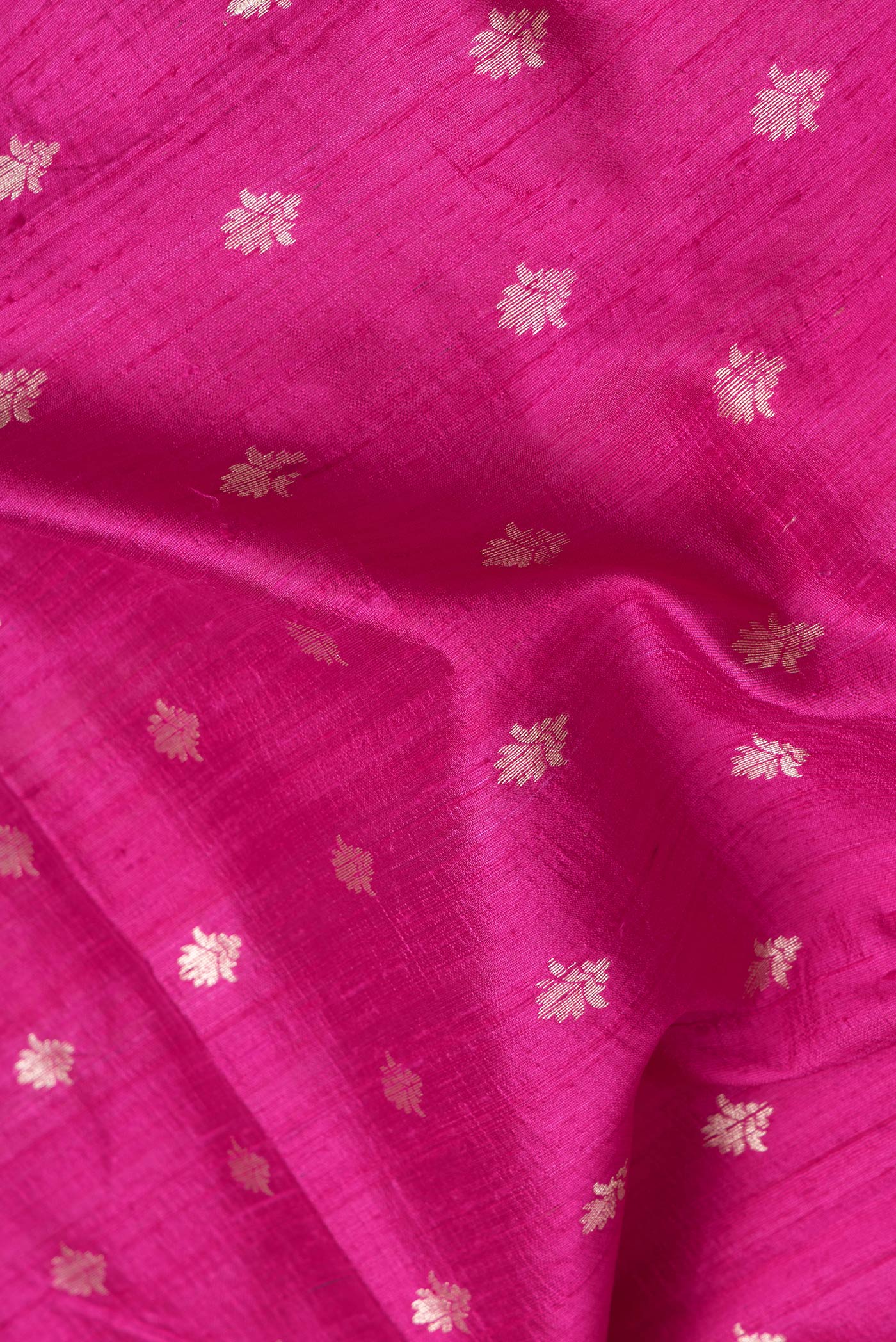 Rani Pink Banarasi Raw Silk Saree - Image 2