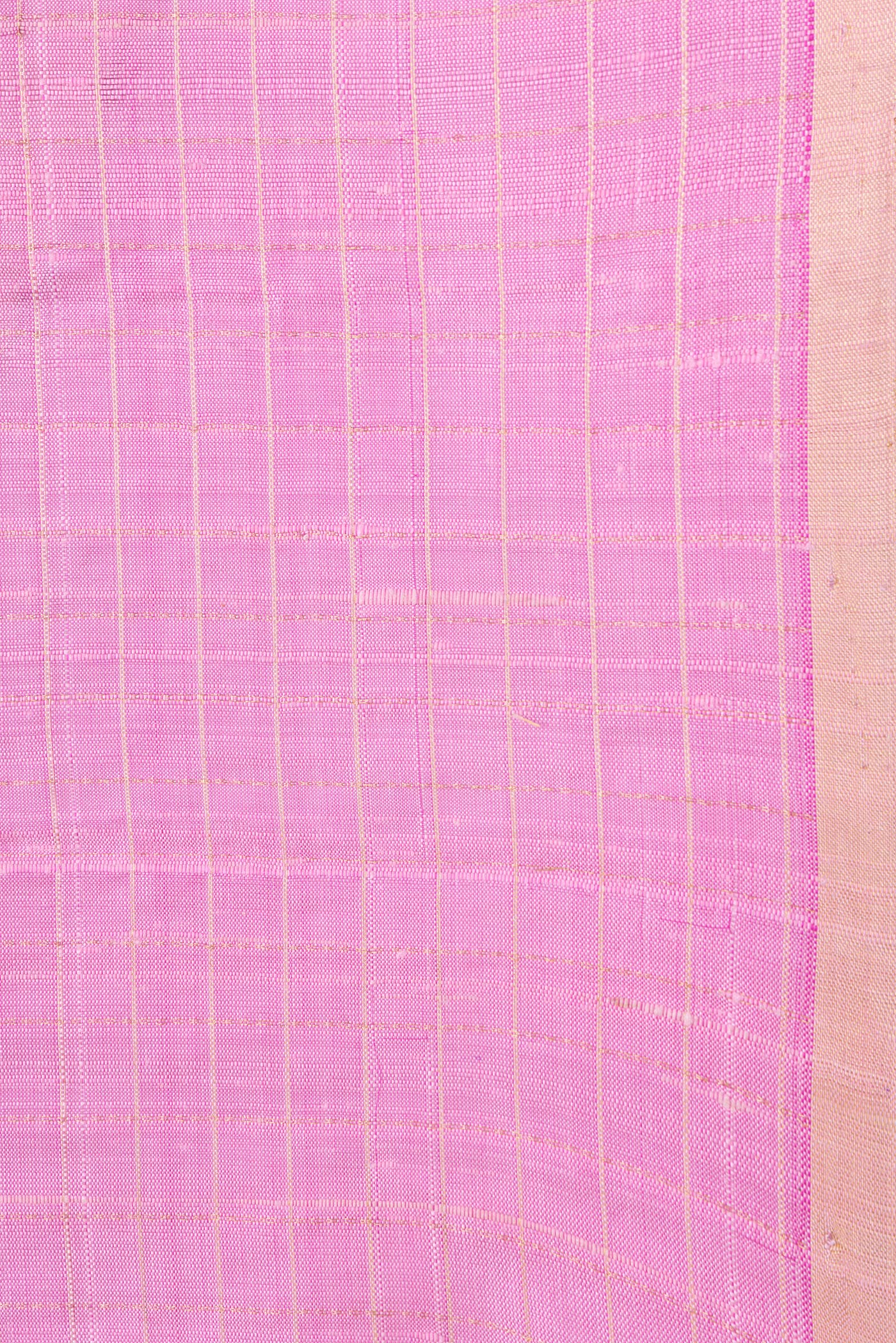 Rose pink Raw Silk Saree - Image 3