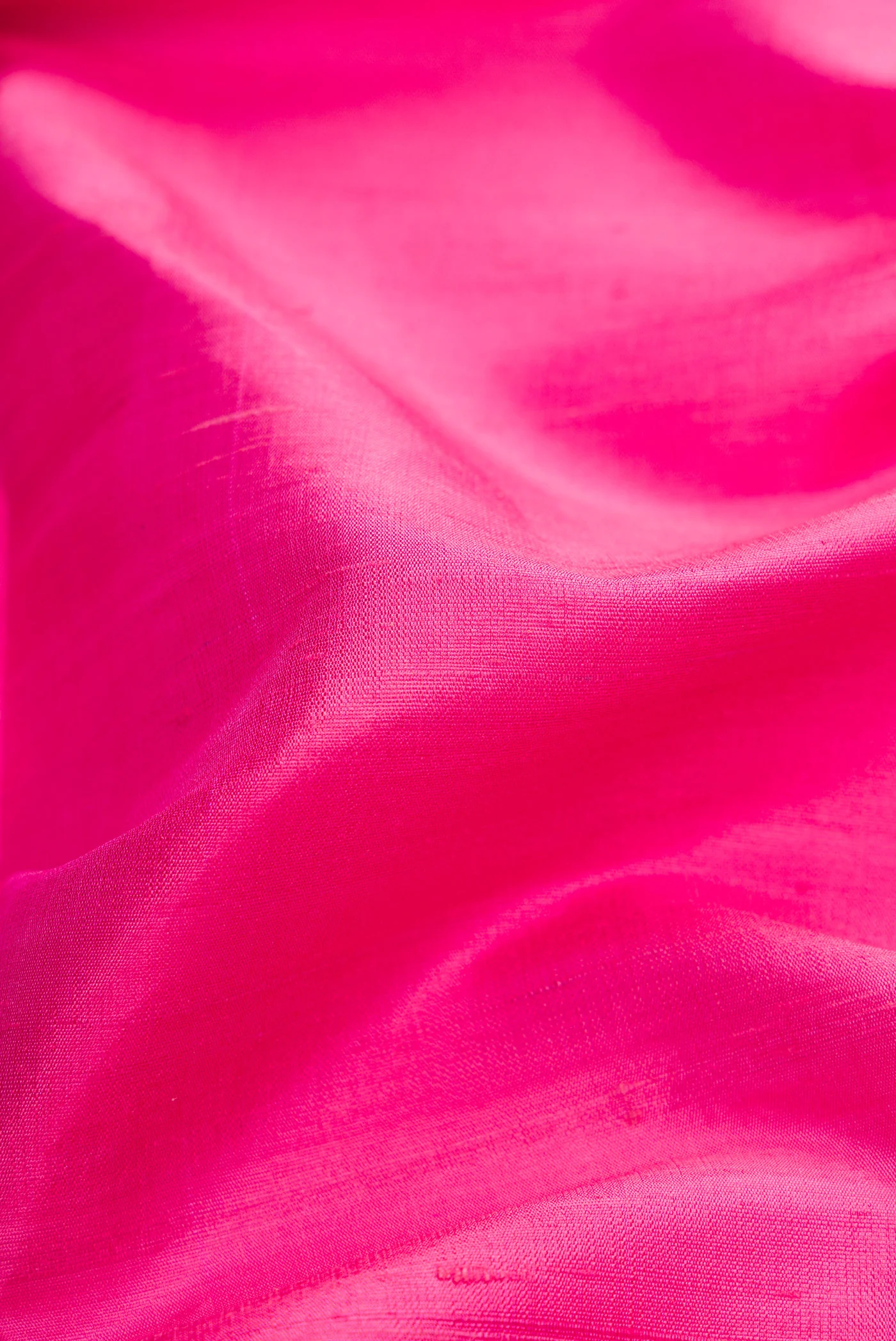 Pink Raw Silk Saree - Image 2