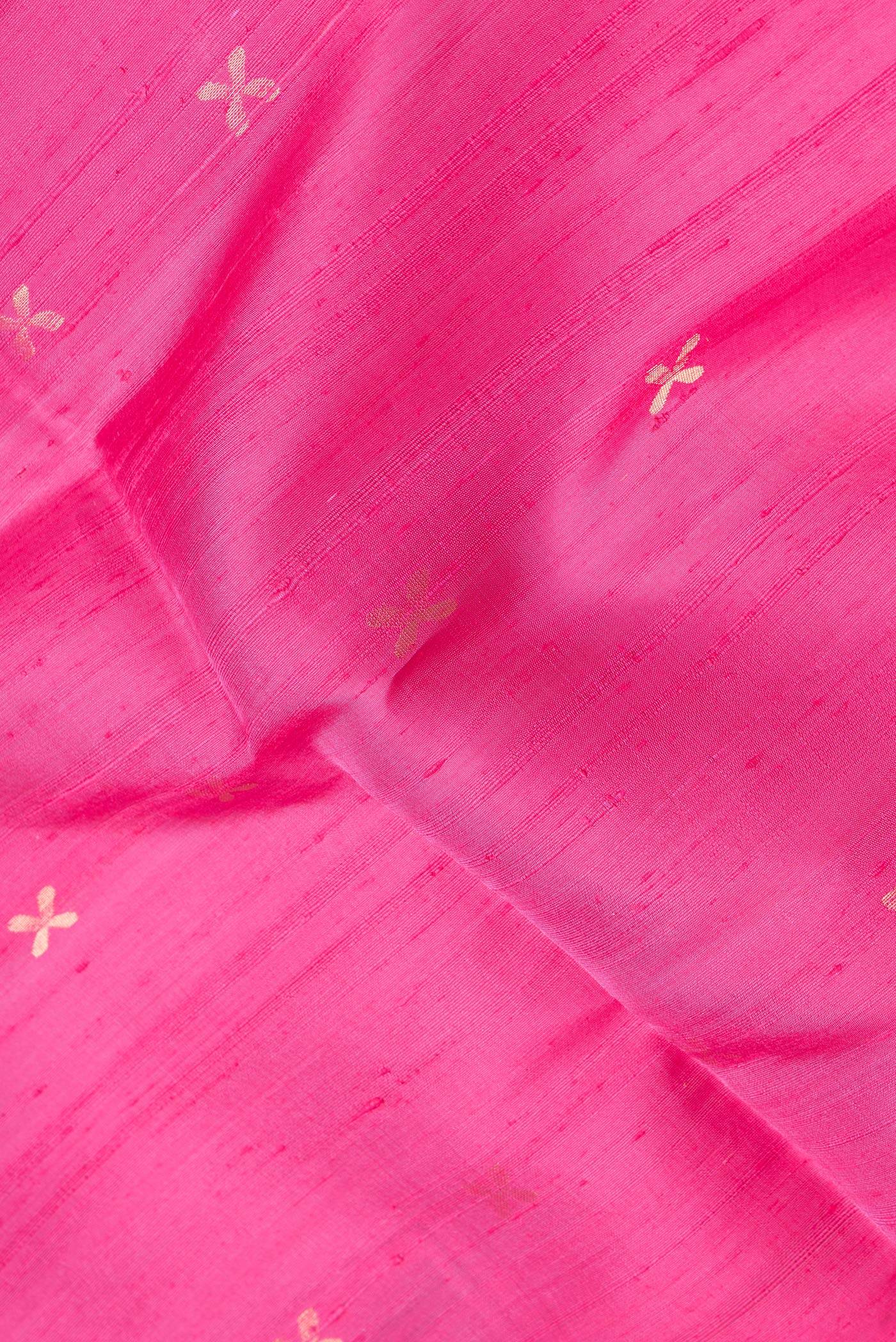 Pink Raw Silk Saree - Image 2
