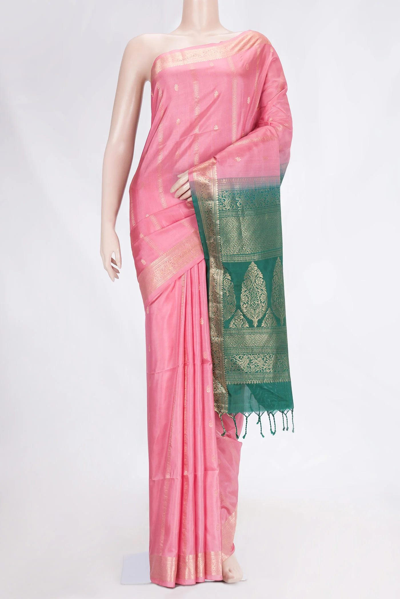 Pink Soft Silk Saree